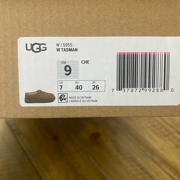 UGG Tasman Chestnut size 9 Women *New* - Picture 8 of 8